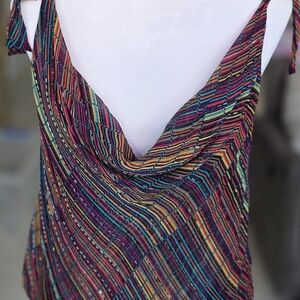 Diane Von Furstenberg: Colorful Silk Top